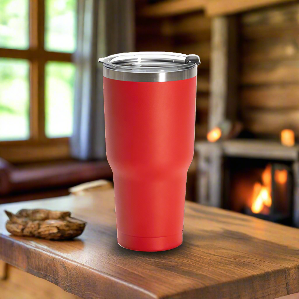 30 oz Red Engravable Tumbler