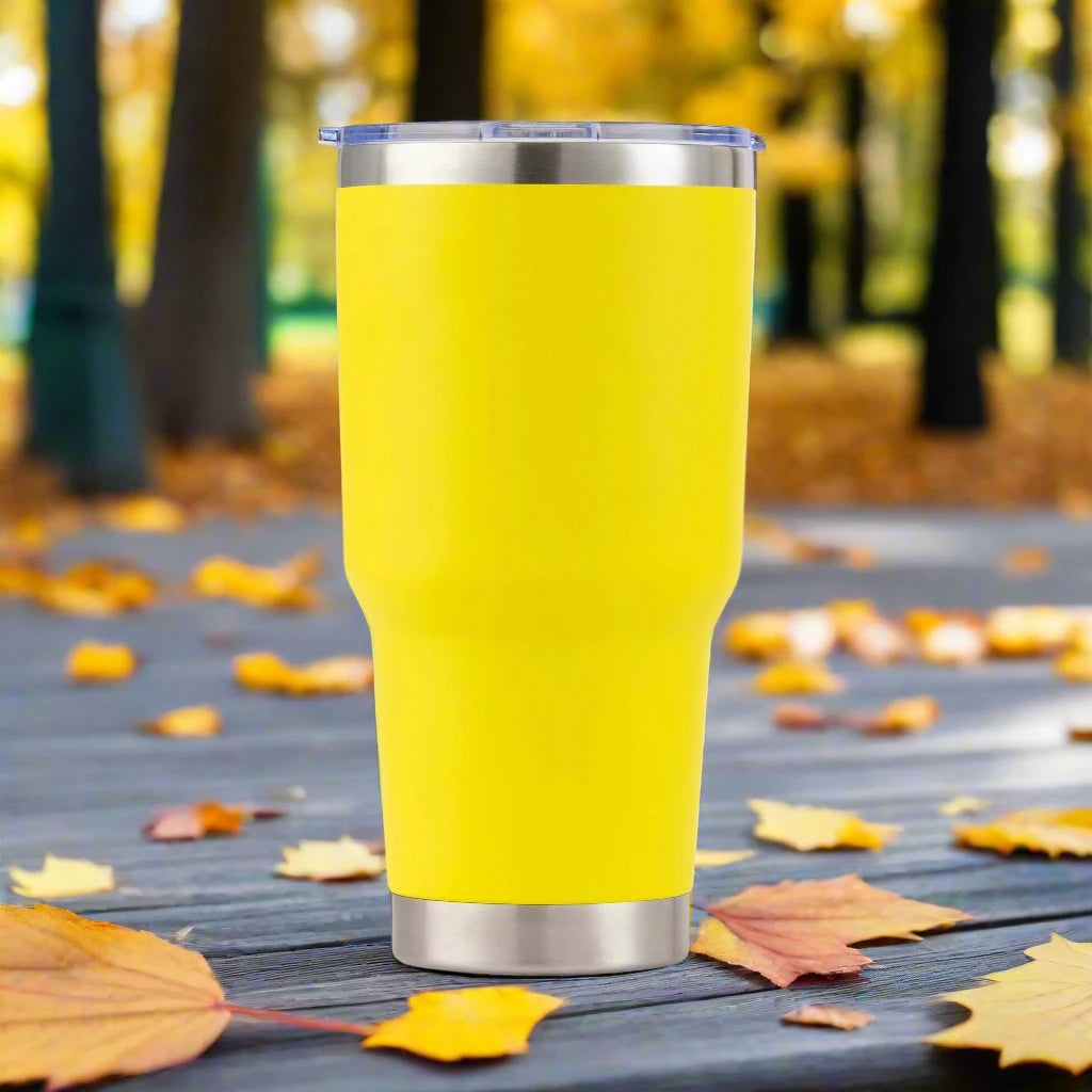 30 oz Yellow Engravable Tumbler